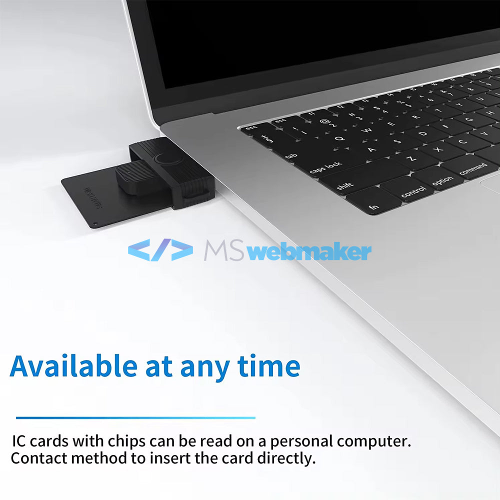 Rocketek EMV USB IC ID CAC Card Reader Writer – Smart Card Reader with ISO 7816 Support