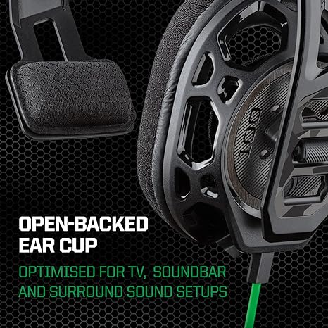RIG 100HX Open Ear Premium Chat Headset for Xbox Series X, Xbox Series S, Xbox One